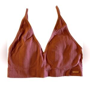 💕Women's Danskin ribbed seamless triangle lounge
bralette in excellent condition